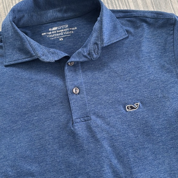 Vineyard Vines Performance Other - Vineyard Vines Shirt Mens XS Blue On The Go Sankaty Polo